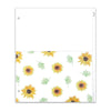 Outshine 12-Pack Recipe Binder Dividers for 3 Ring Binder, Sunflower, 8.5" x 11"