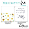 Outshine 12-Pack Recipe Binder Dividers for 3 Ring Binder, Sunflower, 8.5" x 11"
