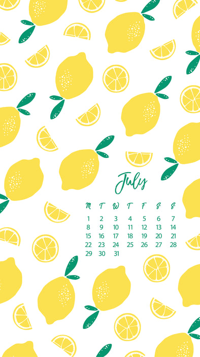 A Little Gift for you: July Calendars & Wallpapers- FREE