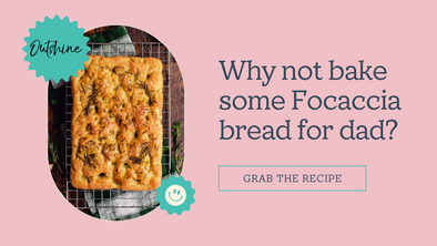 Focaccia Bread for Father's Day