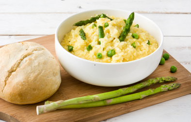 Asparagus and Pea Risotto Recipe | OUTSHINE