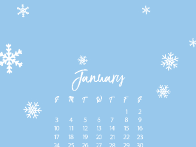 January 2021 Free Calendar and Wallpaper  Downloadables available now!