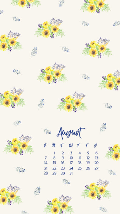 Grab your August Calendars and Wallpapers