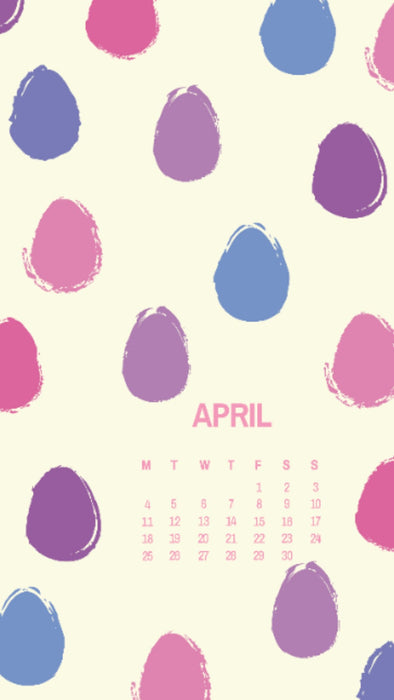 April Downloadable Calendars and Wallpapers- Available now!