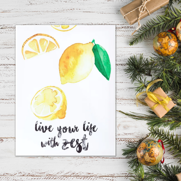 OUTSHINE Framed Canvas Wall Art 12" x 16" | Positive Quotes Wall Decor