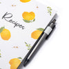 Premium Sunflower Recipe Binder Gift Set w 20 Full Page Recipe Paper | Unique Christmas Gift for Women, Wedding Gift