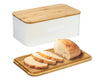 Outshine Bread Storage Box, Vintage Metal Farmhouse Bread Bin Holder Keeper