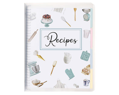 8.5 x 11 Waterproof Recipe Binder Holds 300 Recipes, Blank Recipe Book To Write in Your Own Recipes, Recipe Binder, Recipe Book Blank, Recipe Notebook, Cookbook Binder, Recipe Journal, Blank Cookbook