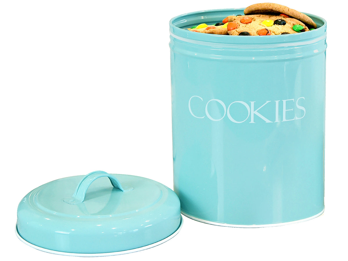 Rustic Cookie Jar Mint Green Container for Cookies Outshine Co.