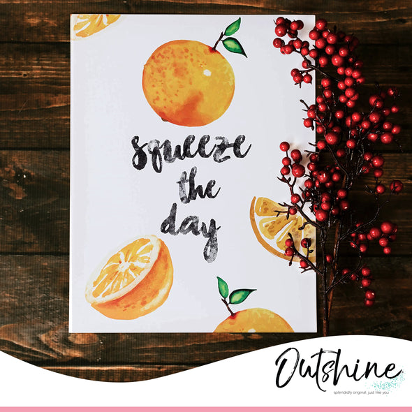 OUTSHINE Framed Canvas Wall Art 12" x 16" | Positive Quotes Wall Decor