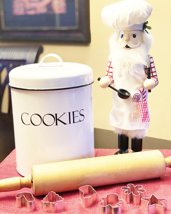 Outshine Metal Kitchen Farmhouse Canister and Jar with Airtight Lids