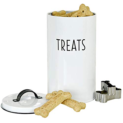 Outshine Vintage Cookie Jar with Airtight Lid, Cute Cookie Container with 2  Bonus Cookie Cutters, Decorative