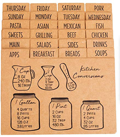 Recipe Card Dividers Weatherbee - New Kitchen Store