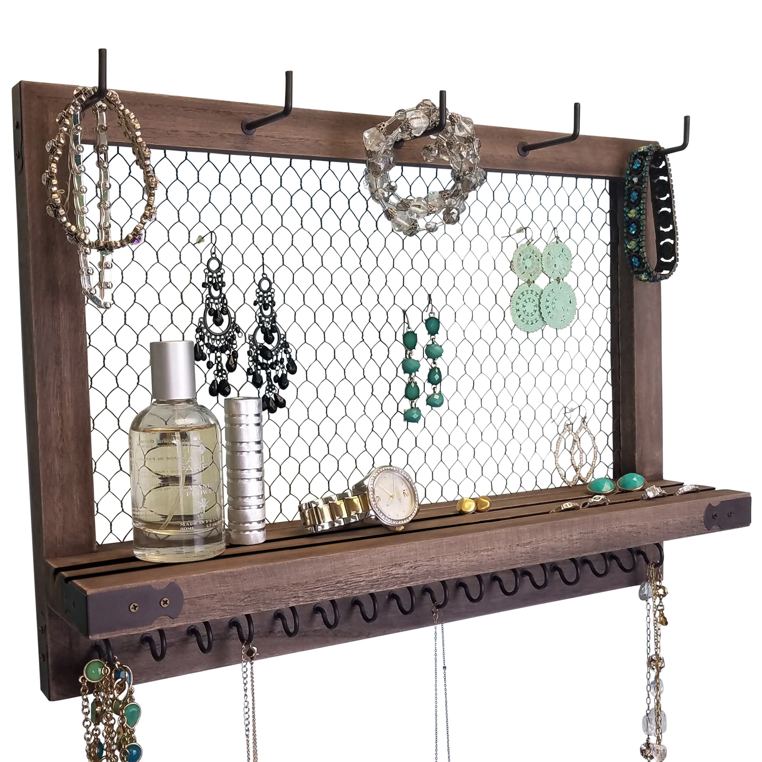 Hanging Jewelry Frame ~ Silver – Hives and Honey