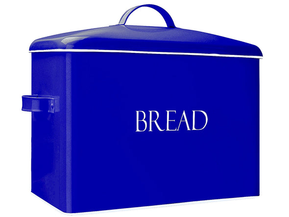 blue bread bin