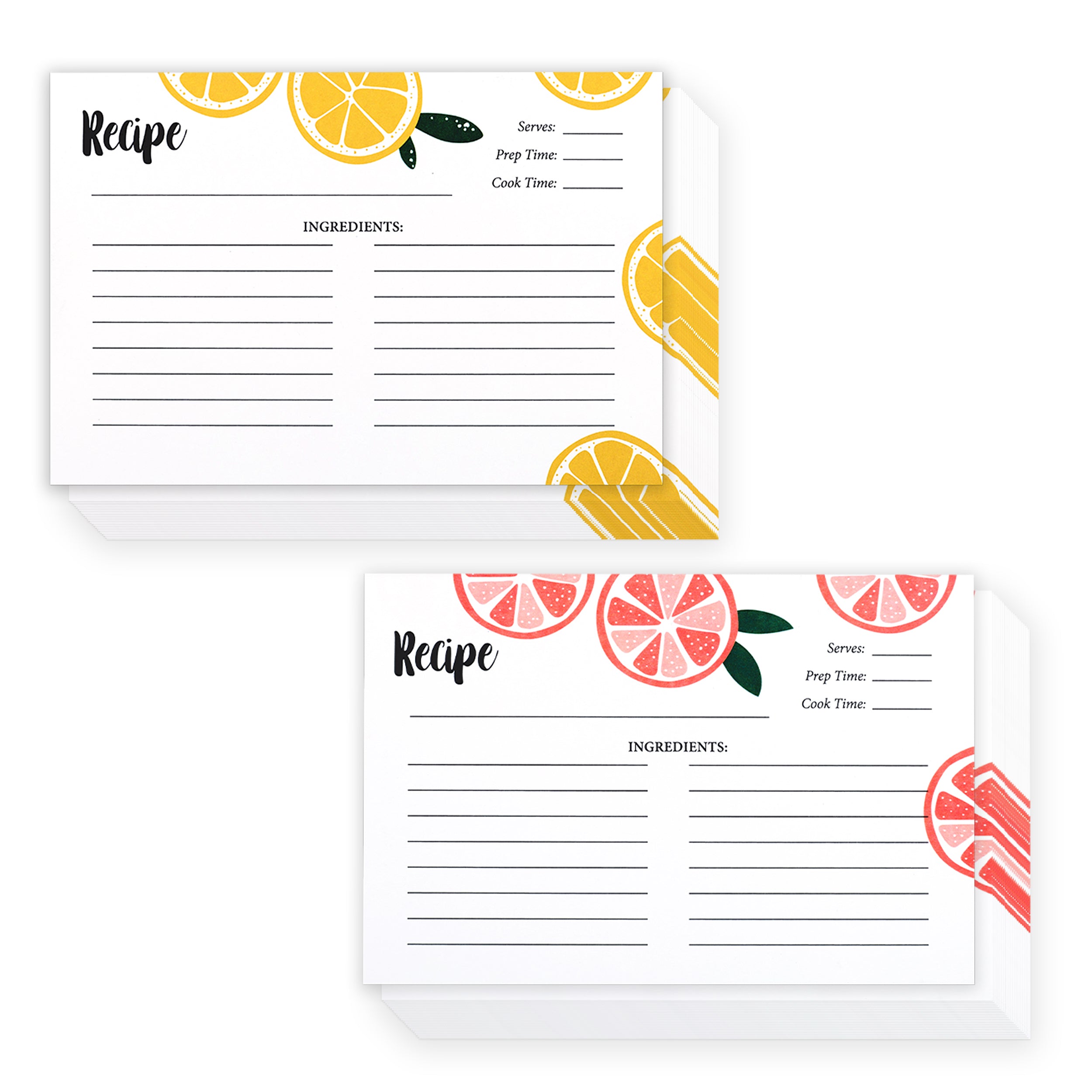 Plain Recipe Card Templates A5 Fancy Pants Recipe Cards