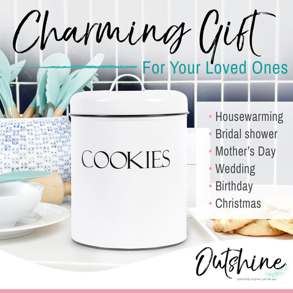 farmhouse cookie storage container