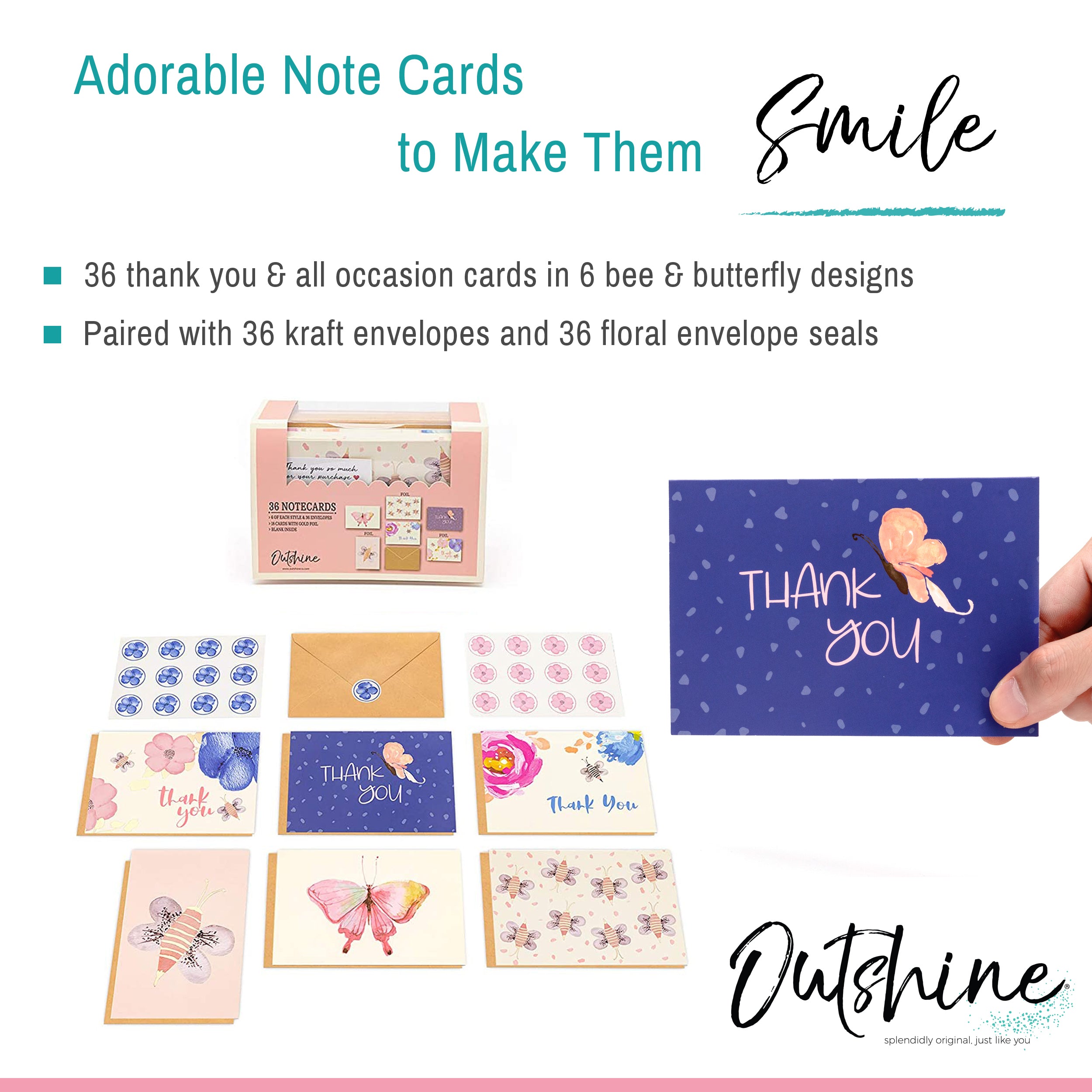 Mini Note Cards, Bulk Mini Note Cards, Mini Note Cards Variety